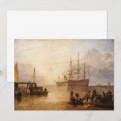 William Turner - Die Sonnenlandschaft durch Vapor Einladung (Vorne/Hinten)