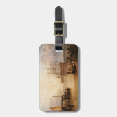 William Turner - Die Sonnenlandschaft durch Vapor Gepäckanhänger (Vorderseite vertikal)