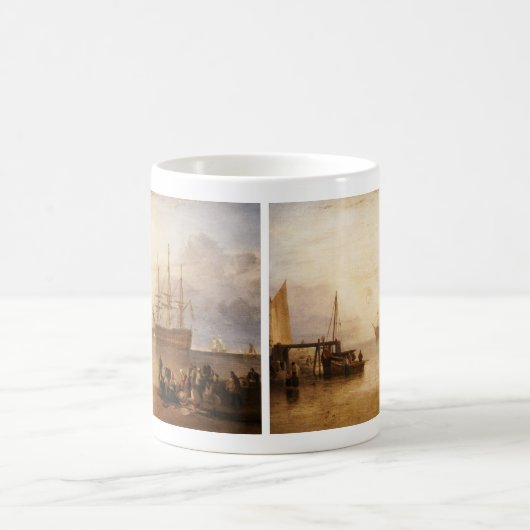 William Turner - Die Sonnenlandschaft durch Vapor Kaffeetasse (Mittel)