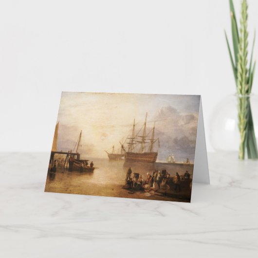 William Turner - Die Sonnenlandschaft durch Vapor Karte (Vorderseite)