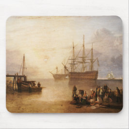 William Turner - Die Sonnenlandschaft durch Vapor Mousepad