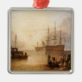 William Turner - Die Sonnenlandschaft durch Vapor Ornament Aus Metall