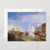 William Turner- Dogano und San Giorgio Maggiore Postkarte (Vorne/Hinten)