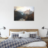 William Turner - Kilgarren Castle, Pembrokeshire Leinwanddruck (Insitu (Schlafzimmer))