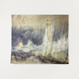 William Turner - Leuchtturm Bell Rock Wandteppich