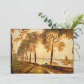William Turner - Mortlake Terrace Dankeskarte (Stehend Vorderseite)