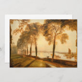 William Turner - Mortlake Terrace Dankeskarte (Vorne/Hinten)