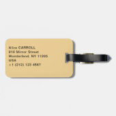 William Turner - Mortlake Terrace Gepäckanhänger (Rückseite horizontal)