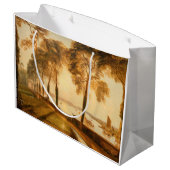 William Turner - Mortlake Terrace Große Geschenktüte (Rückseite Schrägansicht)