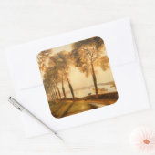 William Turner - Mortlake Terrace Quadratischer Aufkleber (Umschlag)