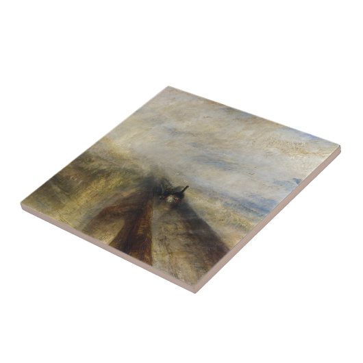 William Turner - Rain, Steam und Speed Fliese (Seite)