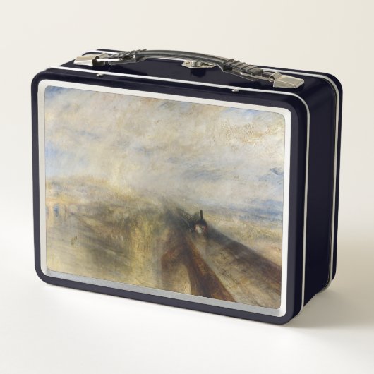 William Turner - Rain, Steam und Speed Metall Brotdose (Rückseite)