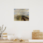 William Turner - Rain, Steam und Speed Poster (Küche)