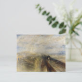 William Turner - Rain, Steam und Speed Postkarte (Stehend Vorderseite)