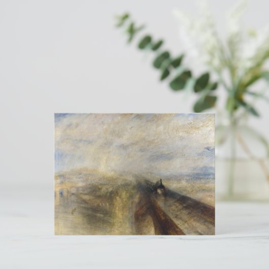 William Turner - Rain, Steam und Speed Postkarte (Stehend Vorderseite)