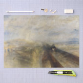 William Turner - Rain, Steam und Speed Seidenpapier (Handwerk)