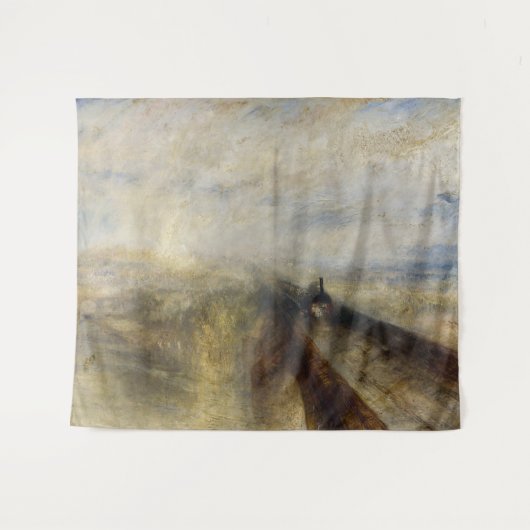 William Turner - Rain, Steam und Speed Wandteppich (Vorderseite (Horizontal))