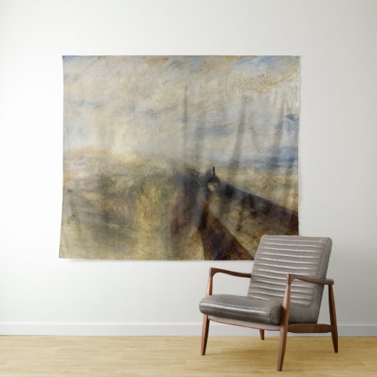 William Turner - Rain, Steam und Speed Wandteppich (Beispiel (Horizontal))