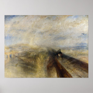 William Turner - Regen, Dampf und Geschwindigkeit Poster