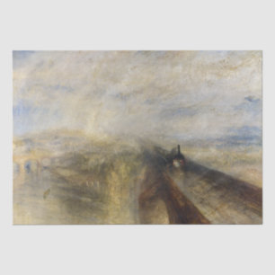 William Turner - Regen, Dampf und Geschwindigkeit Seidenpapier