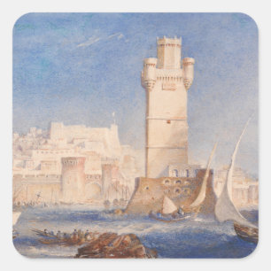 William Turner Rhodes Quadratischer Aufkleber
