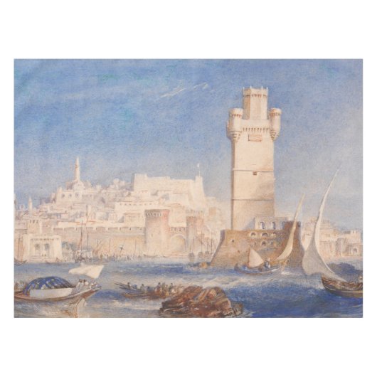 William Turner Rhodes Tischdecke (Vorderseite (Horizontal))