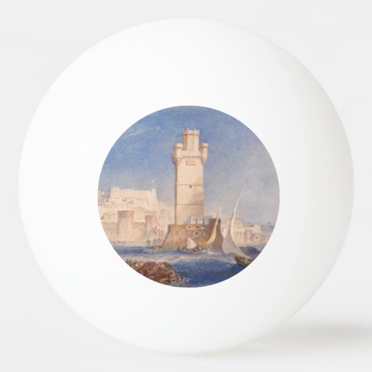 William Turner Rhodes Tischtennisball (Vorderseite)