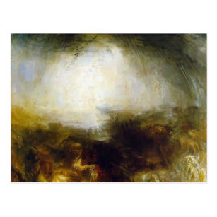 William Turner Schiff im Schneesturm Kunstpostkarte