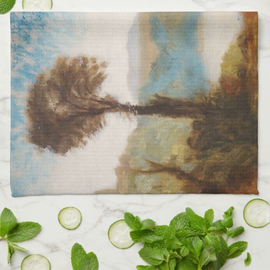 William Turner - See Nemi Geschirrtuch (Gefaltet)