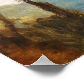 William Turner - See Nemi Poster (Ecke)