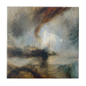 William Turner - Snow Storm Fliese (Vorderseite)