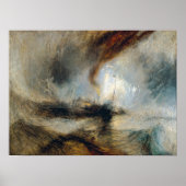 William Turner - Snow Storm Poster (Vorne)