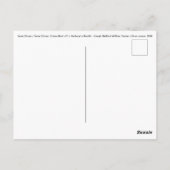 William Turner - Snow Storm Postkarte (Rückseite)