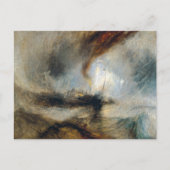 William Turner - Snow Storm Postkarte (Vorderseite)