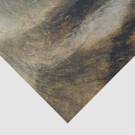 William Turner - Snow Storm Seidenpapier (Detail)