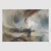 William Turner - Snow Storm Seidenpapier (Vorderseite)