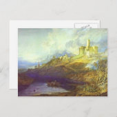 William Turner - Sturm nähert sich SunSet Postkarte (Vorne/Hinten)