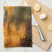 William Turner - The Burning of the Parliament Geschirrtuch (Viertel Falte)