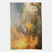 William Turner - The Burning of the Parliament Geschirrtuch (Vertikal)