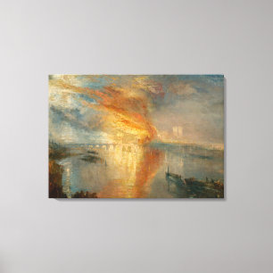 William Turner - The Burning of the Parliament Leinwanddruck
