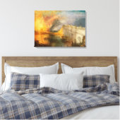 William Turner - The Burning of the Parliament Leinwanddruck (Insitu (Schlafzimmer))