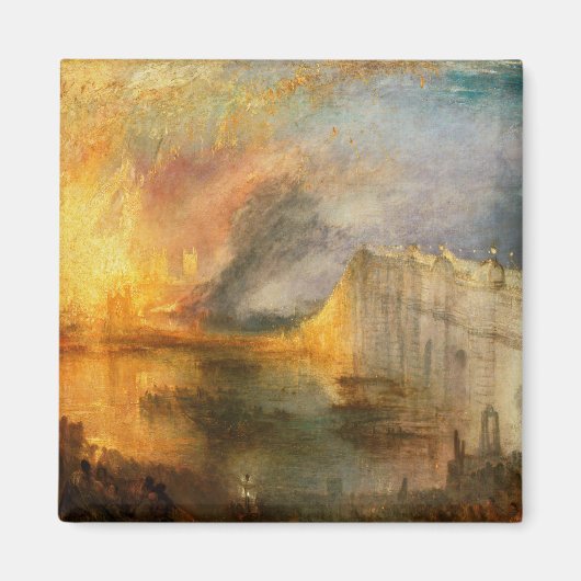 William Turner - The Burning of the Parliament Magnet (Vorne)