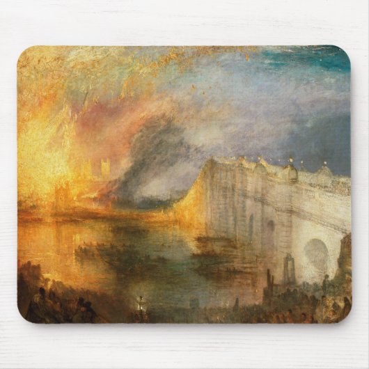 William Turner - The Burning of the Parliament Mousepad (Vorne)
