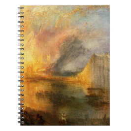 William Turner - The Burning of the Parliament Notizblock