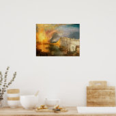 William Turner - The Burning of the Parliament Poster (Küche)