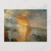William Turner - The Burning of the Parliament Postkarte (Vorderseite)