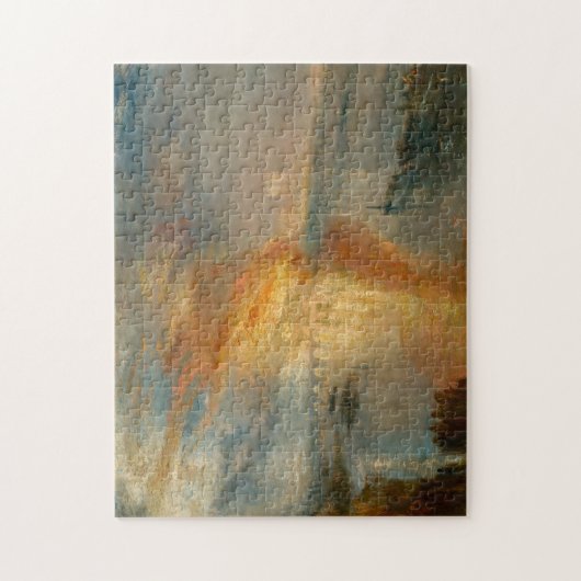 William Turner - The Burning of the Parliament Puzzle (Vertikal)