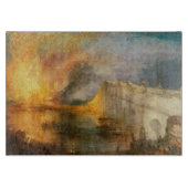William Turner - The Burning of the Parliament Schneidebrett (Vorderseite)