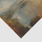 William Turner - The Burning of the Parliament Seidenpapier (Detail)