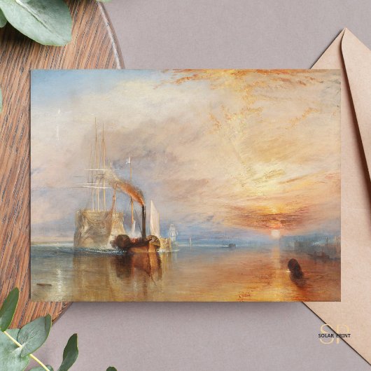 William Turner The Fighting Temeraire Malerei Art Postkarte